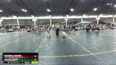 54 lbs Round 3 (4 Team) - Maverick Warner, Middleton Wrestling Club vs Holden Bailey, Big Cat Wrestling