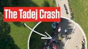 Tadej Pogacar HITS THE DECK In Crash In Stage 17 Of The Tour de France