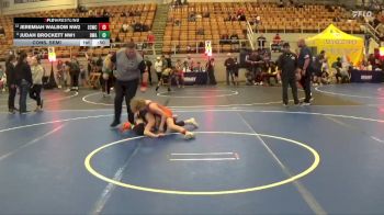 80 lbs Cons. Semi - Jeremiah Walbom NW2, Edison Charger Wrestling Club vs Judah Brockett NW1, Donahue Wrestling Academy