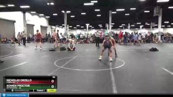 96 lbs Round 3 (8 Team) - Nicholas Orzillo, Force WC vs Kowen Proctor, 84 Athletes