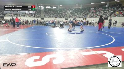 113 lbs Round Of 16 - Angelique Cazares, Shawnee Wrestling vs Peyton MCELFRESH, Noble Takedown Club