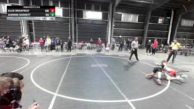 76 lbs Rr Rnd 2 - Allie Brasfield, Independent vs Jasmine Barrett, Rising Sun WC