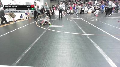67 lbs Quarterfinal - Nakona Eaglin, Keystone Kids Wrestling Club vs Liam Garrett, Collinsville Cardinal Youth Wrestling