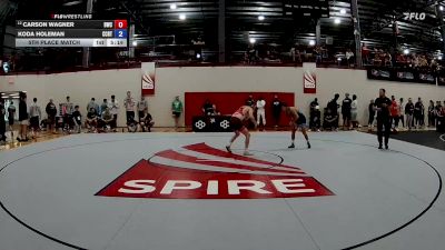 57 kg 5th Place Match - Carson Wagner, Bearcat Wrestling Club vs Koda Holeman, Central Coast Regional Training Center