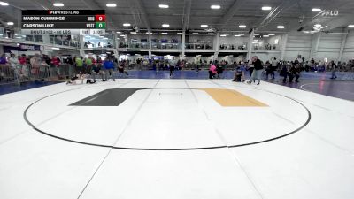 60 lbs Round Of 16 - Mason Cummings, Bristol vs Carson Luke, Westerly