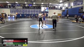 141 lbs Champ. Round 1 - Steele Diercks, Wisconsin-Platteville vs Joseph Budde, University Of Dubuque
