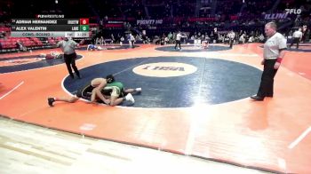 3A 132 lbs Cons. Round 1 - Adrian Hernandez, Joliet (West) vs Alex Valentin, Chicago (Lane)
