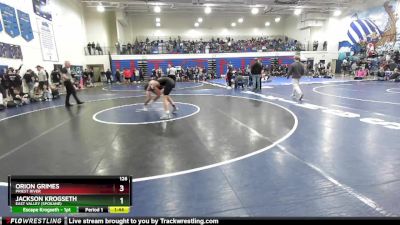 126 lbs Champ. Round 2 - Orion Grimes, Priest River vs Jackson Krogseth, East Valley (Spokane)