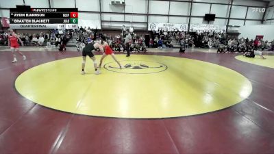 126 lbs Quarterfinal - Braxten Blackett, Juab vs Aydin Bjarnson, North Sanpete