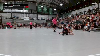 72-79 lbs Cons. Semi - Braxton Hamilton, Mount Pleasant Youth Wrestling vs John Valente, Cory Clark Wrestling