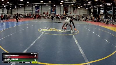 105 lbs Rd# 4- 2:00pm Friday Final Pool - Nathan Mathis, POWA vs Amari Jenkins, PA Gold