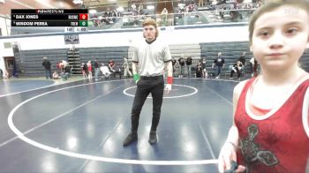85 lbs Champ. Round 1 - Dax Jones, Brothers Of Steel Wrestling Club vs Wisdom Perea, Team Real Life Wrestling