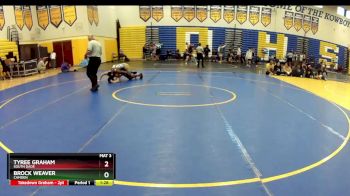 150 Blue 1st Place Match - Tyree Graham, South Dade vs Brock Weaver, Camden