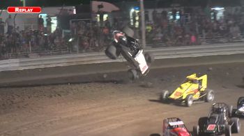 Fast Qualifier Brayden Fox Flips On Opening Lap At Gas City ISW