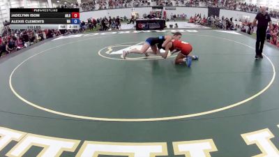 115 lbs Jadelynn Isom, Arkansas Blue vs Alexis Clements, Washington