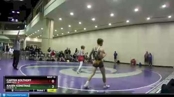 120 lbs Round 3 (8 Team) - Carter Kolthoff, Iowa Gold vs Kasen Konstanz, SD Blue