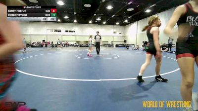 90 lbs Rr Rnd 1 - Brekyn Boyle, Black Widows K-6 vs Averie Olvera, Untouchables Girls Black