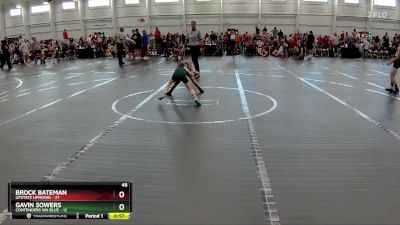 48 lbs Round 7 (8 Team) - Brock Bateman, Upstate Uprising vs Gavin Sowers, Contenders WA Blue