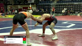 157 lbs Semifinal - Jude Swisher, Univ Of Pennsylvania vs Bryce Andonian, Virginia Tech