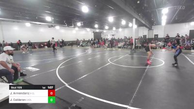 89 lbs Rr Rnd 3 - Jeselle Armendariz, X-CLUSIVE Wrestling vs Josiah Calderon, Carlsbad Combat WC