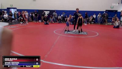 70 lbs Round 4 - Jens Blickle, 208 Badgers vs Wynn Watson, Homedale Wrestling