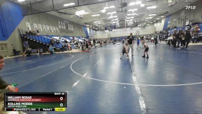 49-51 lbs Round 2 - William Rosas, Sanderson Wrestling Academy vs Kollins Modde, Uintah Wrestling