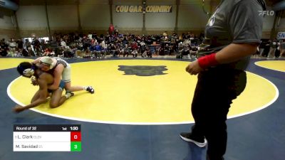 193 lbs Round Of 32 - Lolo Clark, Clovis vs Mason Savidad, St. John Bosco