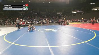 6A Boys 165 lbs Champ. Round 1 - Seth Dyal, Sandy Boys vs Elijah Hill, Tualatin Boys