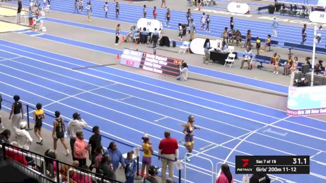 High School Girls' 200m, Finals 8 - Age 11-12