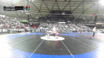 Boys 4A 132 lbs Champ. Round 1 - Joshua Laws, Davis vs Jarek Dobbie, Eisenhower