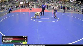 135 lbs Quarterfinal - Brodie Starha, Sweet Home Mat Club vs Nolan Payne, Cascade Mat Club