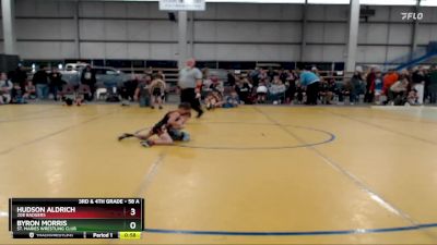 58 A Round 2 - Byron Morris, St. Maries Wrestling Club vs Hudson Aldrich, 208 Badgers