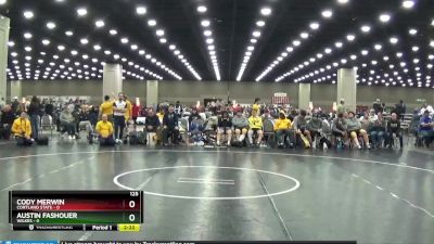 125 lbs Semis & 1st Wrestleback (8 Team) - Cody Merwin, Cortland State vs Austin Fashouer, Wilkes