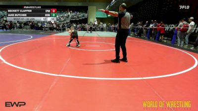 55 lbs Consi Of 8 #2 - Beckett Clapper, East Pennsboro vs Jake Butchee, OKWA