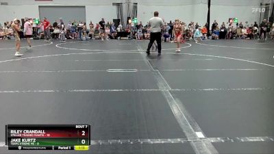 80 lbs Round 3 (6 Team) - Jake Kurtz, Terps Xtreme MS vs Riley Crandall, Steller Trained Mantis