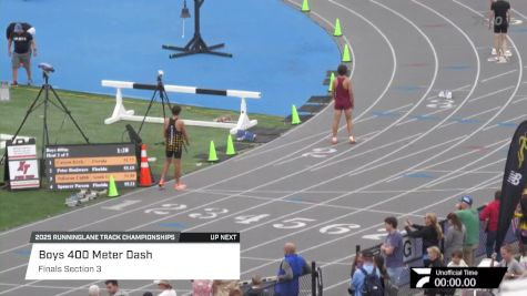 High School Boys' 400m, Finals 3