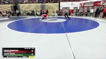 138 lbs Cons. Round 4 - Wyatt Mann, South Adams Gold Wrestling Clu vs Devin Roberson, Crown Point