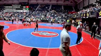 140 lbs Champ. Round 1 - Cheyenne Cornelius, Cherokee vs Christian Holt, Westside, Macon