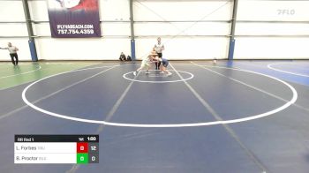 60 lbs Rr Rnd 1 - Leo Forbes, Triumph Blue vs Blake Proctor, Silo