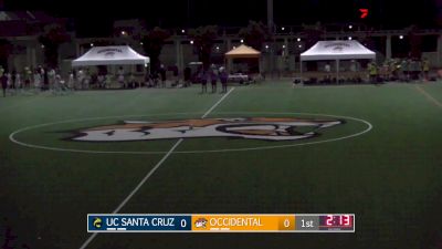 Replay: UC Santa Cruz vs Occidental | Sep 8 @ 7 PM