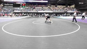 215 lbs Quarterfinal - Trenton Kern, Great Bend HS vs Erick Mendez, Kansas City-Sumner Academy