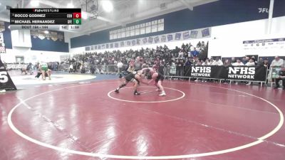 144 lbs Quarterfinal - Michael Hernandez, Santa Fe vs Rocco Godinez, Centennial (Corona)