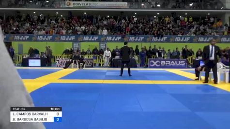 LARISSA CAMPOS CARVALHO vs BIANCA BARBOSA BASILIO 2020 European Jiu-Jitsu IBJJF Championship