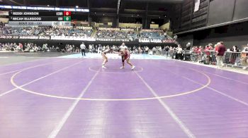 130 lbs Semifinal - Reddi Johnson, Kansas City-Washington HS vs Micah Ellegood, Great Bend HS