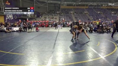 124 lbs Semis & 3rd Wb (16 Team) - Kennedy Russell, Life University vs Victoria Baez Dilone, William Penn