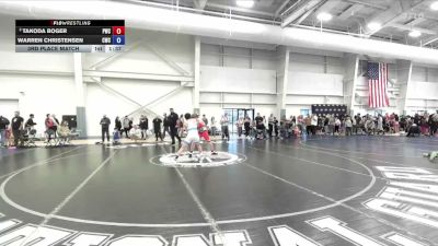 144 lbs 3rd Place Match - Takoda Boger, Protos Wrestling Club vs Warren Christensen, Champions Wrestling Club