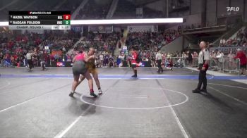 185 lbs Champ. Round 1 - Hazel Watson, Mulvane vs Raegan Folsom, Wakeeney Wrestling Club