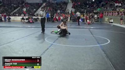 92 lbs Cons. Round 1 - Brady Rosenhamer, Carroll vs Parker Fair, Newton