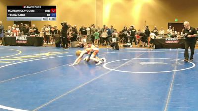 70 lbs Cons. Quarters - Jackson Claycomb, Orchard WC vs Luca Babli, All I See Is Gold Academy