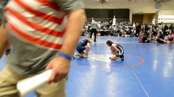 100 lbs Rr Rnd 2 - Isa Onie Milder, NewWhale Teel - Girls vs Jane Anderson, NewWhale Purple - Girls